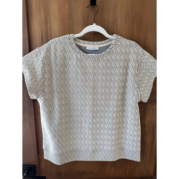 See and Be Seen Women's Cropped Blouse Tweed Feel Size Small Professional - Picture 1 of 8